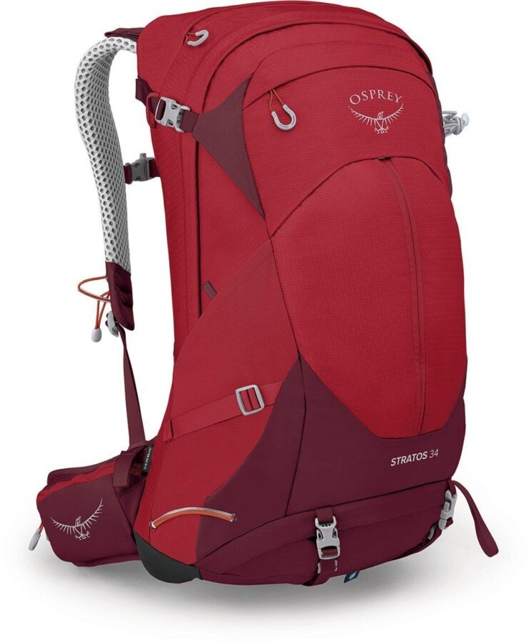 Osprey Stratos III 34l poinsettia red