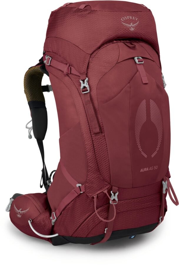 Osprey Aura AG III 50l berry sorbet red