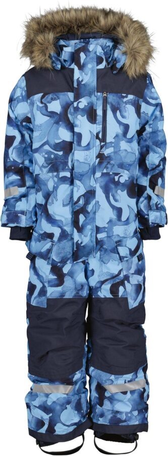 Didriksons Polarbjörnen Kids Coverall Printed 100