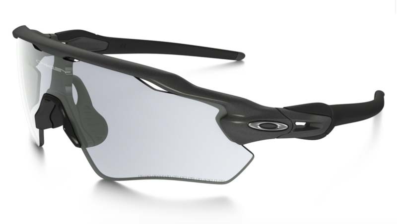 Oakley RADAR EV PATH STEEL CLEAR BLACK IRIDIUM PHOTOCROMATIC