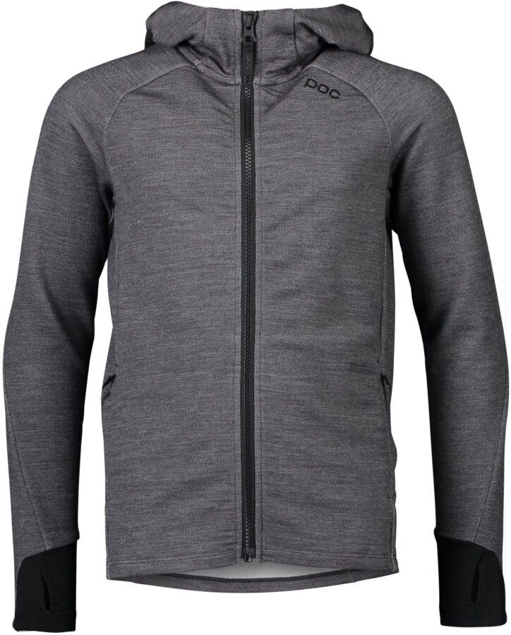 POC Merino Zip Hood Jr 160